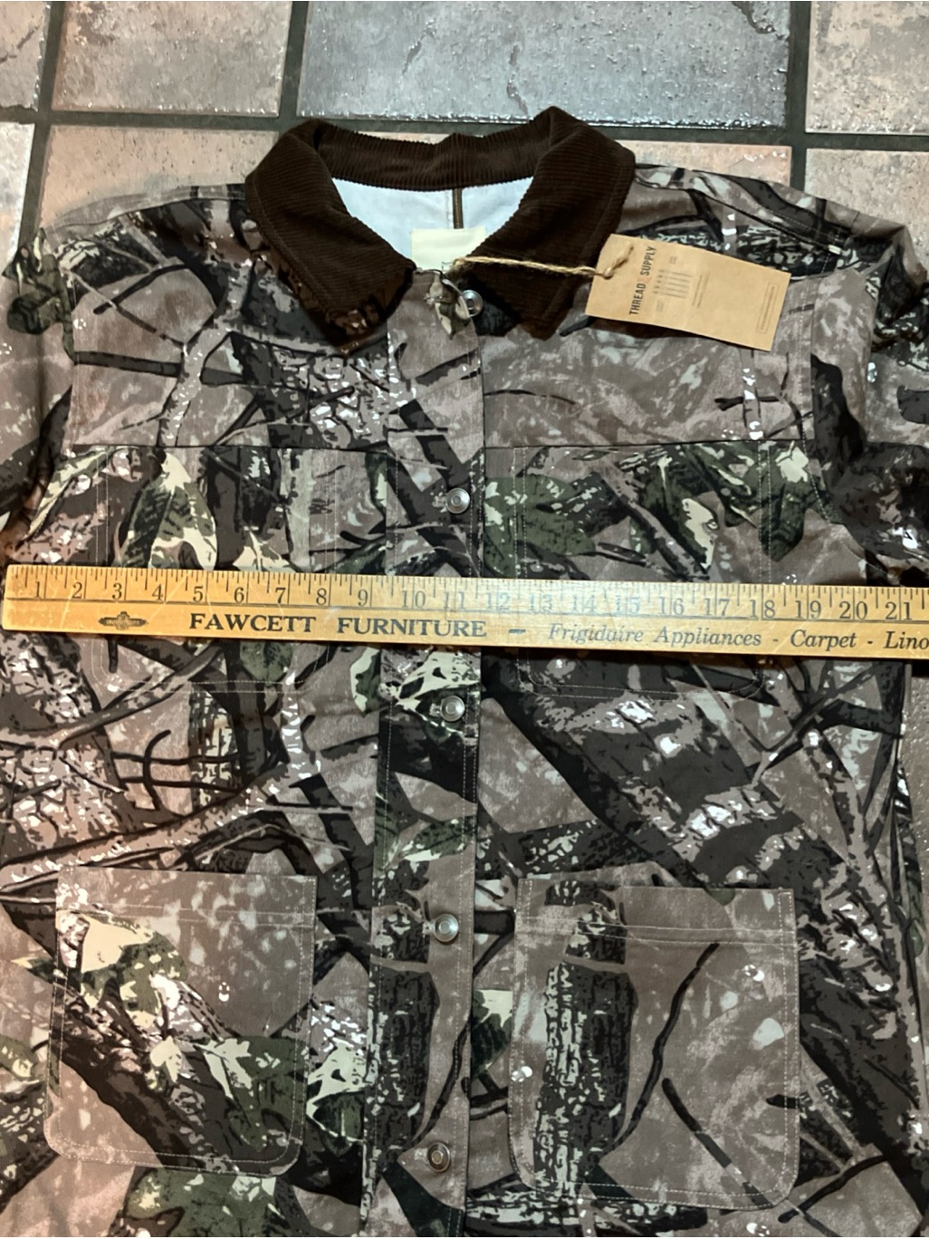 Tread + Supply Size L Camo Nwt Jacket Womens — image 5 of 6